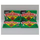 (4) 1989 Bowman Look For Ken Griffey JR RC Packs