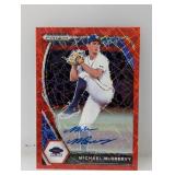 2021 Prizm Red Lazer Michael McGreevy Auto #18