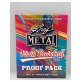 2026 Leaf Metal Vivid Baseball 1/1 Proof Pack