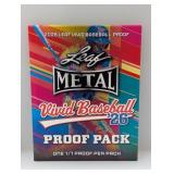 2026 Leaf Metal Vivid Baseball 1/1 Proof Pack