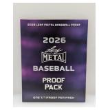 2026 Leaf Metal Baseball 1/1 Proof Pack