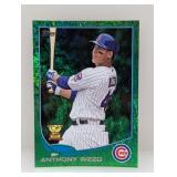 2013 Topps All Star RC Anthony Rizzo Green Foil 1