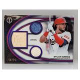 58/75 2026 Topps Tribute Dylan Crews 3x Relic