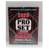 2026 Leaf Pro Set Metal Baseball 1/1 Proof Pack