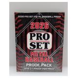 2026 Leaf Pro Set Metal Baseball 1/1 Proof Pack