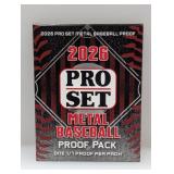 2026 Leaf Pro Set Metal Baseball 1/1 Proof Pack