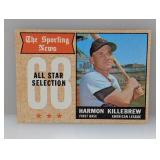 1968 TOPPS HARMON KILLEBREW HOF 361 Surface