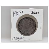 1901-S 90% Silv Morgan $1 Dollar
