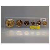 24KT Gold Layered 90% Silv Coin Set