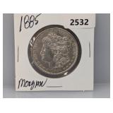 1885 90% Silv Morgan $1 Dollar