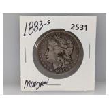1883-S 90% Silv Morgan $1 Dollar