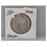1882 90% Silv Morgan $1 Dollar