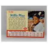 1962 Post Cereal Hand cut Willie Mays #142