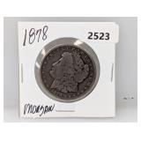 1878 90% Silv Morgan $1 Dollar