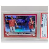 2022 Topps 1st Ed Red /50 Shohei Ohtani 122 PSA 9
