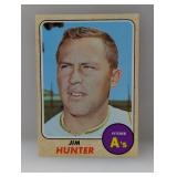 1968 TOPPS Baseball CATFISH HUNTER HOF 385