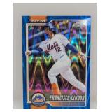 2026 Chrome Francisco Lindor Blue Ref /150