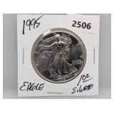 1995 1oz .999 Silv Eagle $1 Dollar