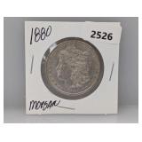1880 90% Silv Morgan $1 Dollar