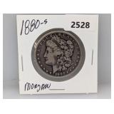 1880-S 90% Silv Morgan $1 Dollar