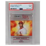 2005 Studio Stars Albert Pujols S-42 PSA 9