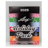 2025 Leaf Holiday Pack (1 Auto per Pack)