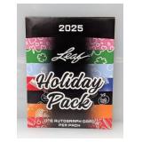 2025 Leaf Holiday Pack (1 Auto per Pack)