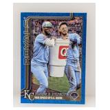 2025 Topps Bobby Witt Jr Blue /150 Y&H Variation