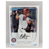 2011 Bowman Chrome #1 Draft Bryce Harper Surface