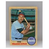 1968 TOPPS TITO FRANCONA TUFF HIGH NUMBER 527