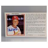 4x6 Stan Musial Auto Post Card Stan the Man Inc