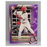 2022 Bowman Prospect Purple Jordan Walker SP /250