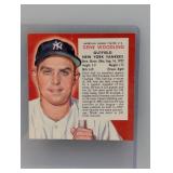 1954 RED MAN TOBACCO GENE WOODLING 15A Creases