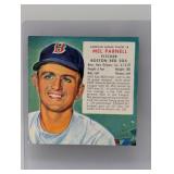 1954 RED MAN TOBACCO MEL PARNELL 8A Creases
