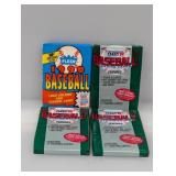 (4) Fleer 3 Packs 1992 Fleer 17 Card & 1 Pack 1990