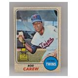1968 Topps Rod Carew Hof Rookie Cup #80