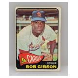 1965 Topps Bob Gibson #320 Damage