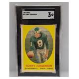 1958 Topps Sonny Jurgensen RC 90 SGC 3