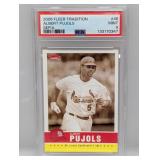 2006 Fleer Tradition Sepia SP Albert Pujols PSA 9