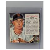 1953 RED MAN TOBACCO HOYT WILHELM HOF 21N I/S