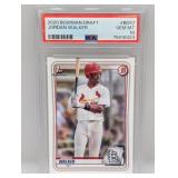 2020 Jordan Walker Bowman Draft 1st Bd57 PSA 10