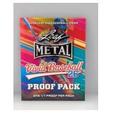 2026 Leaf Metal Vivid Baseball 1/1 Proof Per Pack