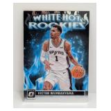 2023-24 Optic Victor Wembanyama White Hot RC #2