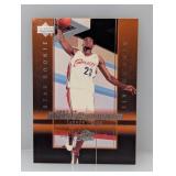 Lebron James 2003-04 UD Rookie Exclusives 1 Indent