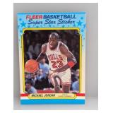 1988-89 Fleer Super Star Sticker Michael Jordan S