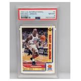 1991 UD International Spanish Michael Jordan PSA 8