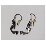 .925 Sterl Kokopelli Dangle Earrings