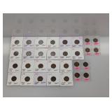 Lg Lot(30) Indian Head Pennies