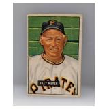 1951 Bowman #272 - Billy Meyer "Pirates"