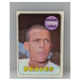 1969 TOPPS Baseball ORLANDO CEPEDA HOF 385